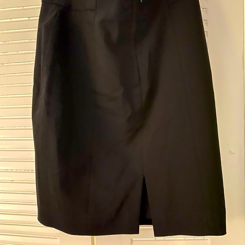 Black work skirt.